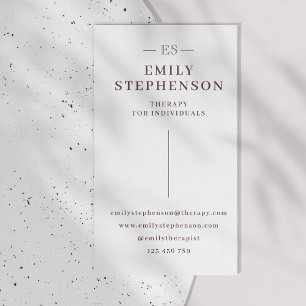 Visita Tarjeta de presentación moderna y sencilla para te