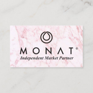 Visita Tarjeta de presentación MONAT Pink Marble