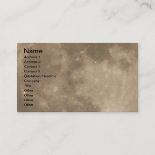 Visita Tarjeta de presentación Moon Full Personaliza Tus