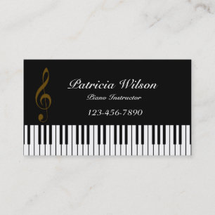 Visita Tarjeta de presentación musical