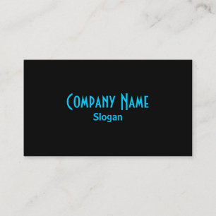 Visita Tarjeta de presentación negra