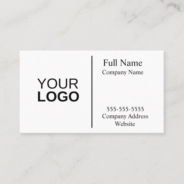 Visita Tarjeta de presentación Negrita 2 (Anverso)