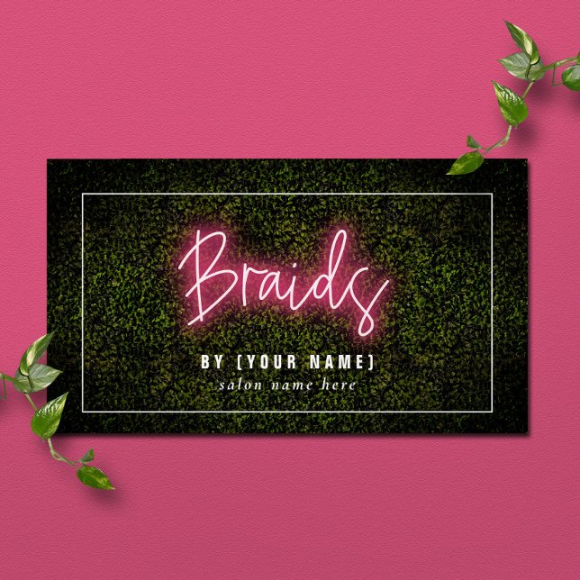 Visita Tarjeta de presentación Neon Braids (Subido por el creador)