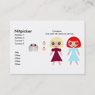 Visita Tarjeta de presentación NitPicker