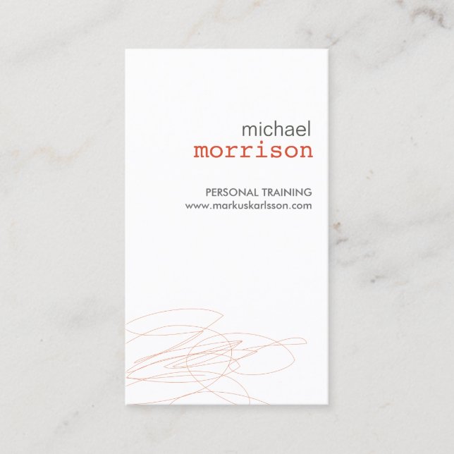 Visita Tarjeta de presentación número 3 del DISEÑADOR (Anverso)