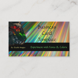 Visita Tarjeta de presentación Óptica Crystal Raw Rainbow