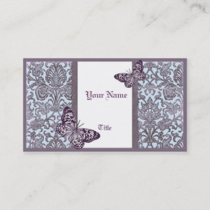 Visita Tarjeta de presentación Oriental Damask(Purple)