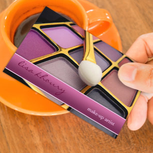 Visita Tarjeta de presentación para artistas de maquillaj