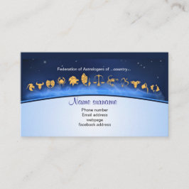 Visita Tarjeta de presentación para astrólogo