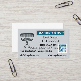 Visita Tarjeta de presentación para Barber (Barbershop) Q