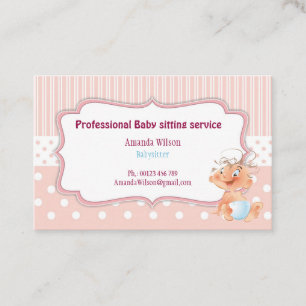 Visita Tarjeta de presentación para bebés