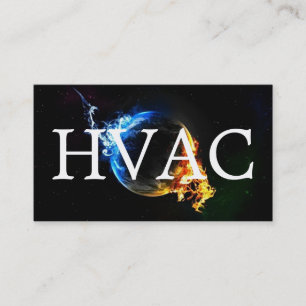 Visita Tarjeta de presentación para calefacción y aire 