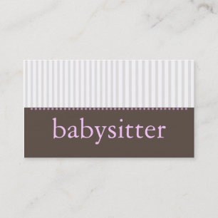 Visita Tarjeta de presentación para canguros con rayas d