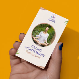 Visita Tarjeta de presentación para capacitadores de yoga