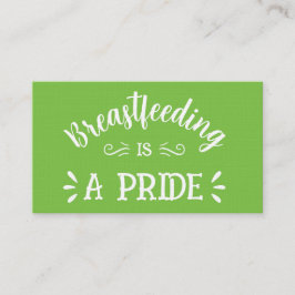 Visita Tarjeta de presentación para consejero de lactanci