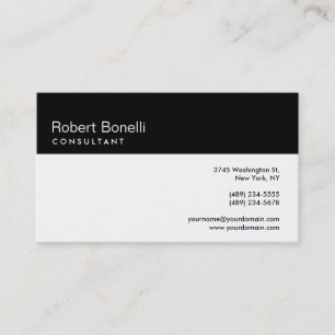 Visita Tarjeta de presentación para consultor moderno en 