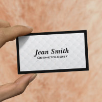 Tarjeta de presentación para Cosmetólogo Pearl Qui