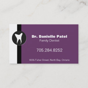 Visita Tarjeta de presentación para dentistas de familia