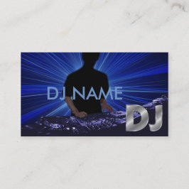 Visita tarjeta de presentación para DJ