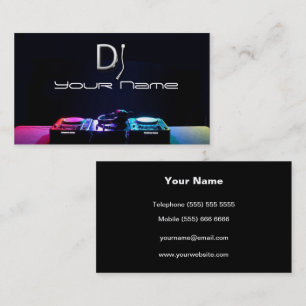 Visita Tarjeta de presentación para DJ