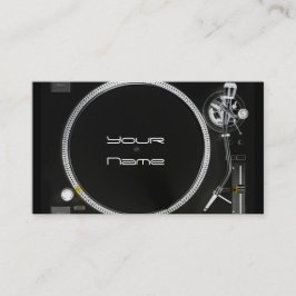 Visita Tarjeta de presentación para DJ