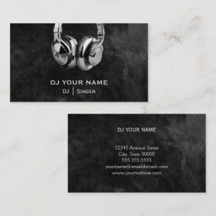 Visita Tarjeta de presentación para DJ
