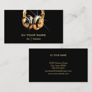 Visita Tarjeta de presentación para DJ