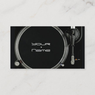 Visita Tarjeta de presentación para DJ