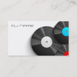 Visita Tarjeta de presentación para DJ de clase