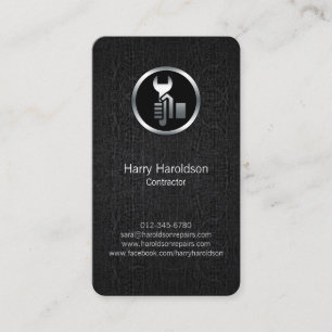 Visita Tarjeta de presentación para el contratista de gru