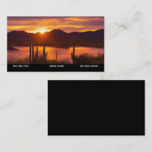 Visita Tarjeta de presentación para el desierto Tucson Su