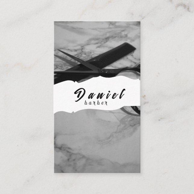 Visita Tarjeta de presentación para el estilo de cabello  (Anverso)