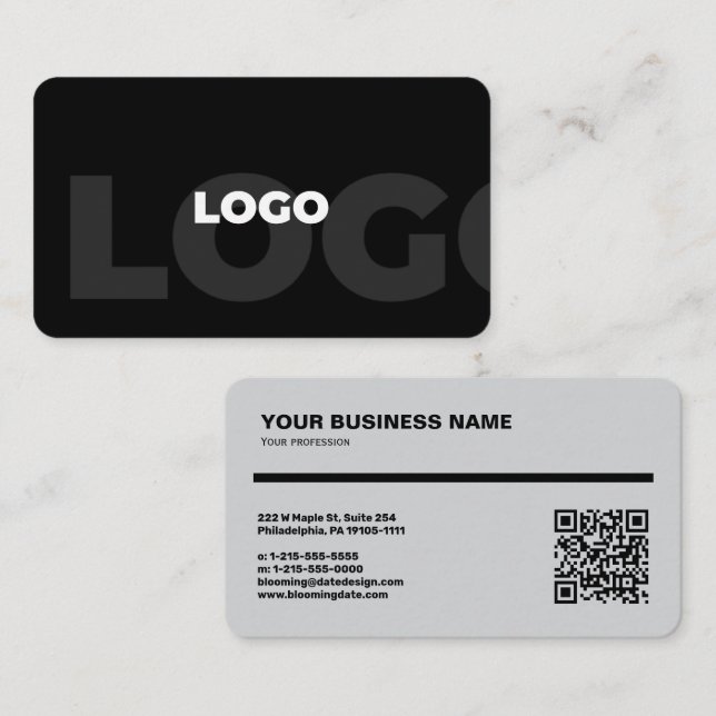 Visita Tarjeta de presentación para emprendedores (Anverso / Reverso)