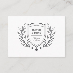 Visita Tarjeta de presentación para entrenador de fitness
