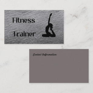 Visita Tarjeta de presentación para entrenadores de fitne