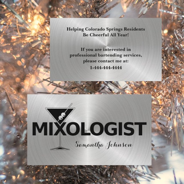 Visita Tarjeta de presentación para eventos brillante Sil (Subido por el creador)