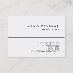 Visita Tarjeta de presentación para fiscal de Black White