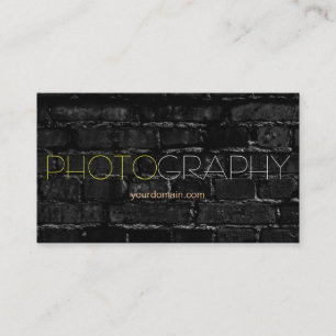 Visita Tarjeta de presentación para fotógrafo de pared de