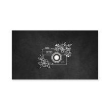 Tarjeta de presentación para fotógrafos blancos y
