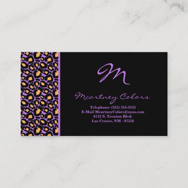 Visita Tarjeta de presentación para impresión de queso co (Anverso)