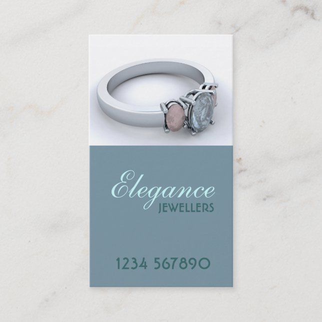 Visita Tarjeta de presentación para joyeros (Anverso)