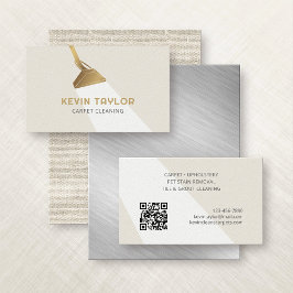 Visita Tarjeta de presentación para la limpieza de alfomb