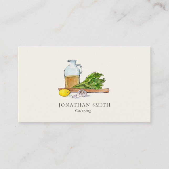 Visita Tarjeta de presentación para la restauración de co (Anverso)