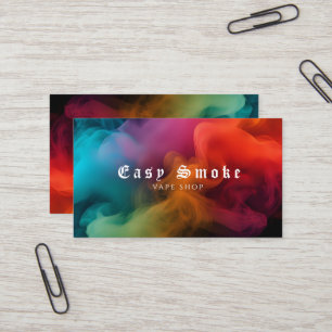 Visita Tarjeta de presentación para la tienda de Vape con