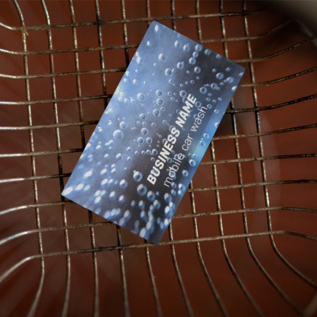 Visita Tarjeta de presentación para lavado de coches móvi (Subido por el creador)