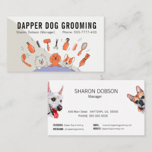 Visita Tarjeta de presentación para Mascotas Dapper Dog G