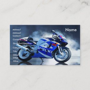 Visita Tarjeta de presentación para motocicletas