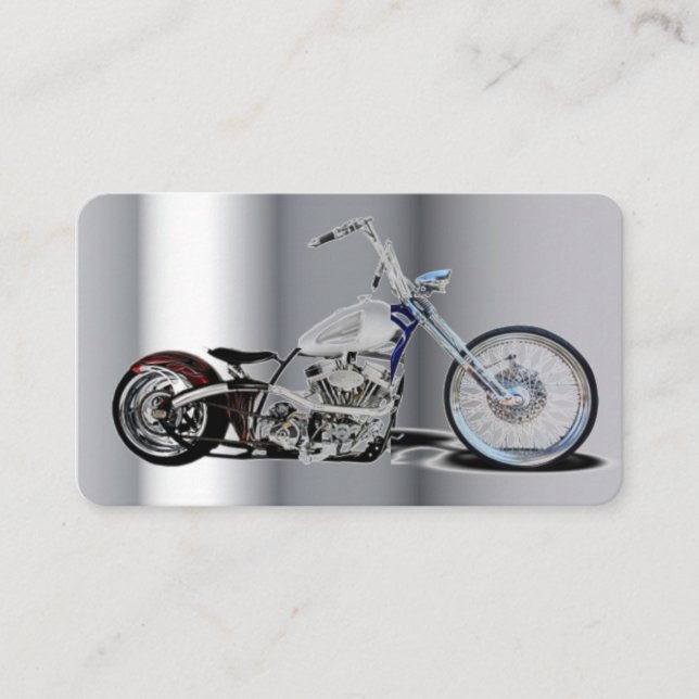 Visita Tarjeta de presentación para motocicletas (Anverso)