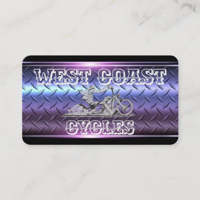 Visita Tarjeta de presentación para motocicletas elegante (Anverso)