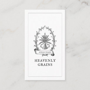 Visita Tarjeta de presentación para panadería de pan de g